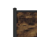 sengeramme uden madras 150x200 cm metal røget egetræsfarve