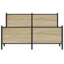 sengeramme uden madras 140x190 cm metal sonoma-eg