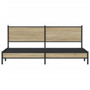 sengeramme uden madras 193x203 cm metal sonoma-eg
