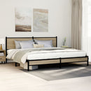 sengeramme uden madras 193x203 cm metal sonoma-eg