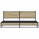 sengeramme uden madras 193x203 cm metal sonoma-eg