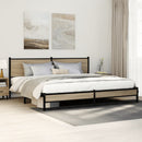 sengeramme uden madras 193x203 cm metal sonoma-eg
