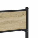 sengeramme uden madras 150x200 cm metal sonoma-eg