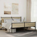 sengeramme uden madras 180x200 cm metal sonoma-eg