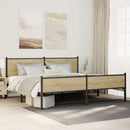sengeramme uden madras 193x203 cm metal sonoma-eg