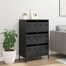 skab 68x39x101,5 cm stål sort