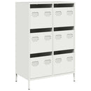 skab 68x39x101,5 cm stål hvid