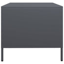 tv-bord 68x50x43,5 cm koldvalset stål antracitgrå
