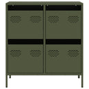 skab 68x39x73,5 cm koldvalset stål olivengrøn