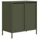 skab 68x39x73,5 cm koldvalset stål olivengrøn