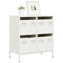 skab 68x39x73,5 cm koldvalset stål hvid
