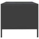 sofabord 101,5x50x43,5 cm koldvalset stål sort