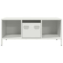 sofabord hvid 101,5x50x43,5 cm koldvalset stål