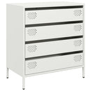 skab 68x39x73,5 cm koldvalset stål hvid