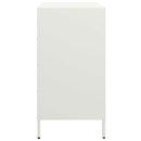 skab 68x39x73,5 cm koldvalset stål hvid