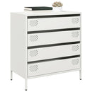 skab 68x39x73,5 cm koldvalset stål hvid