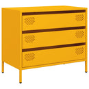 skab 68x39x58,5 cm koldvalset stål sennepsgul