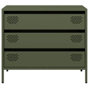 skab 68x39x58,5 cm koldvalset stål olivengrøn