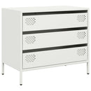 skab 68x39x58,5 cm koldvalset stål hvid