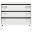 skab 68x39x58,5 cm koldvalset stål hvid