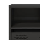tv-bord 68x39x43,5 cm koldvalset stål sort