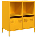 skab 68x39x73,5 cm koldvalset stål sennepsgul
