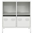 skab 68x39x73,5 cm koldvalset stål hvid
