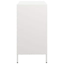 skab 68x39x73,5 cm koldvalset stål hvid