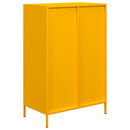 højskab 68x39x103,5 cm stål sennepsgul