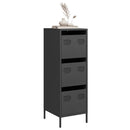 skab 35x39x103,5 cm stål sort