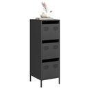 skab 35x39x103,5 cm stål sort
