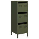 skab 35x39x103,5 cm stål olivengrøn