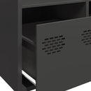 skab 68x39x103,5 cm stål sort