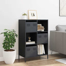 skab 68x39x103,5 cm stål antracitgrå