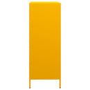 højskab 68x39x103,5 cm stål sennepsgul