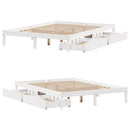 sengeramme uden madras 120x200 cm massivt fyrretræ hvid