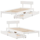 sengeramme uden madras 75x190 cm massivt fyrretræ hvid