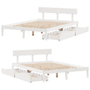 sengeramme uden madras 120x200 cm massivt fyrretræ hvid