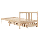 sengeramme uden madras 90x190 cm massivt fyrretræ