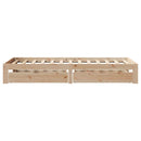 sengeramme med skuffer 90x190 cm massivt fyr