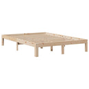 sengeramme med skuffer 120x190 cm massivt fyrretræ