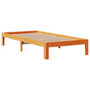 sengeramme med skuffer 90x190 cm massivt fyrretræ gyldenbrun