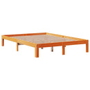 sengeramme med skuffer 120x190 cm massivt fyrretræ gyldenbrun
