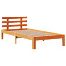 sengeramme med skuffer 100x200 cm massivt fyrretræ gyldenbrun