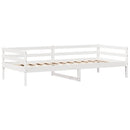 daybed med skuffer 90x200 cm massivt fyrretræ hvid