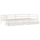 daybed med skuffer 90x200 cm massivt fyrretræ