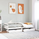 daybed med skuffer 90x200 cm massivt fyrretræ