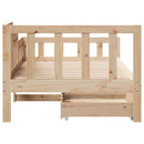 daybed med skuffer 90x190 cm massivt fyrretræ