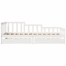 daybed med skuffer 90x190 cm massivt fyrretræ
