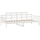 daybed med skuffer 90x200 cm massivt fyrretræ hvid